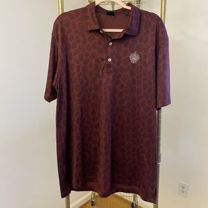 Dunning Trump National Golf Club Men's Size L Performance Polo Shirt Graphic